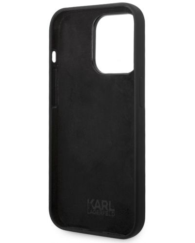 Калъф Karl Lagerfeld - Karl and Choupette, iPhone 14 Pro, черен - 4